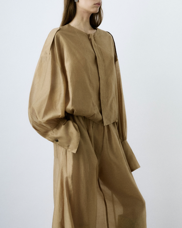 DIANA SHIRT MUSLIN NUDE