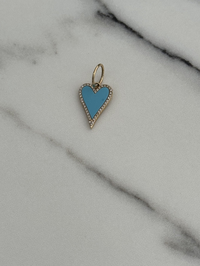 TURQUOISE HEART PENDANT
