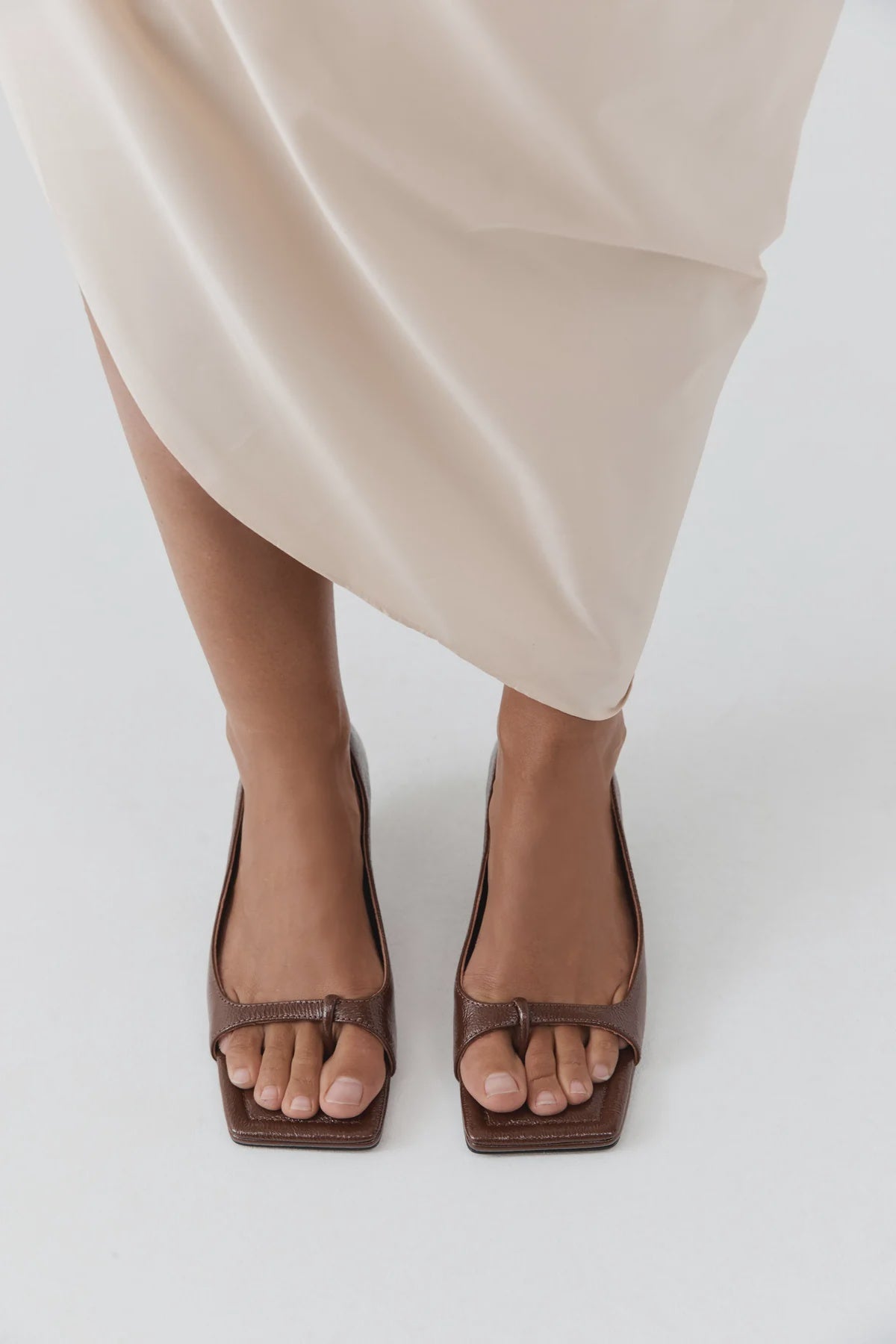 90S SQUARE TOE HEEL