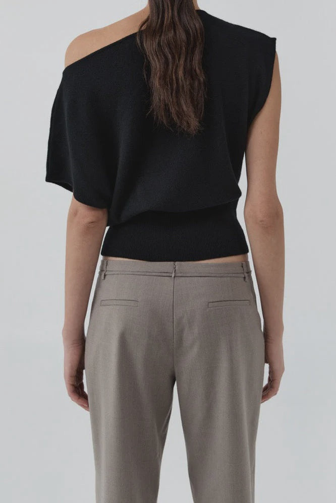 CASHMERE ASYMM TOP