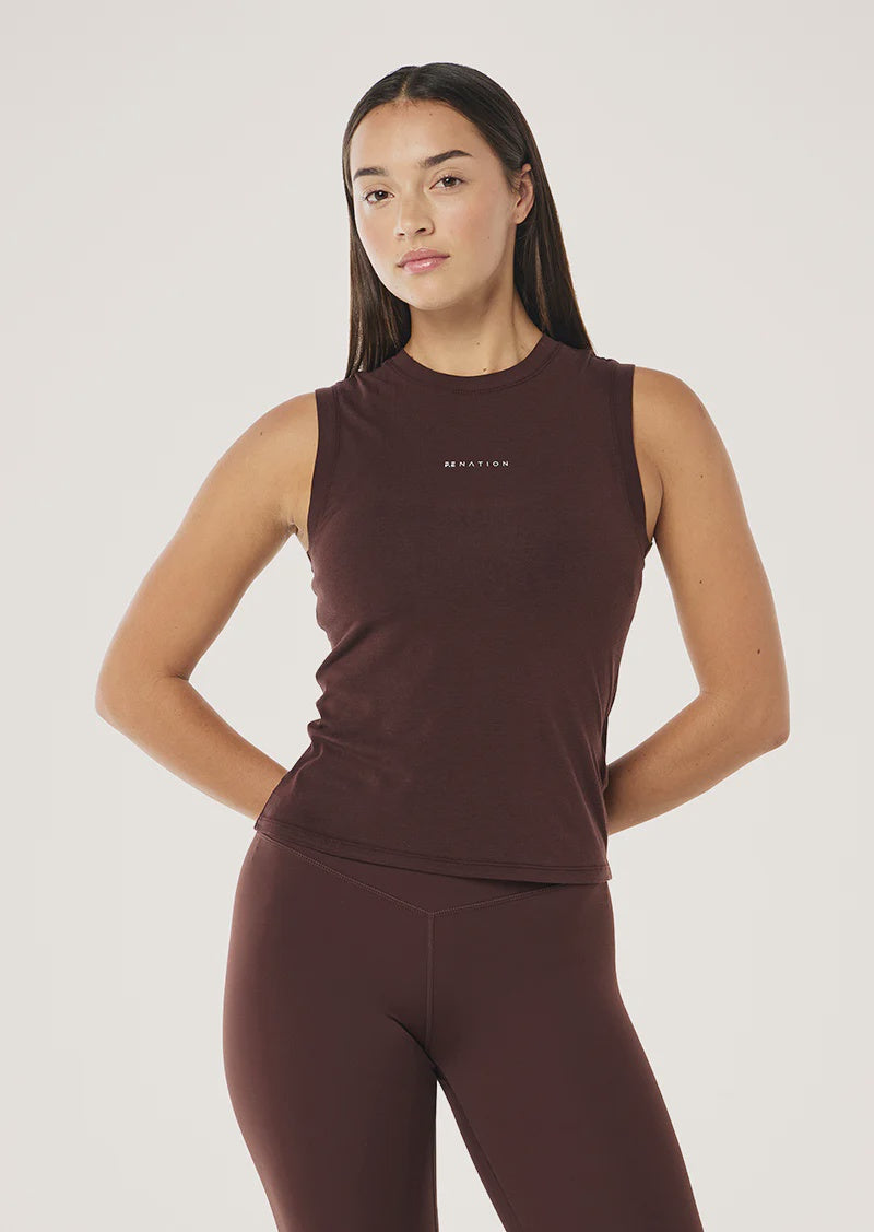 LENOX TANK IN MAHOGANY