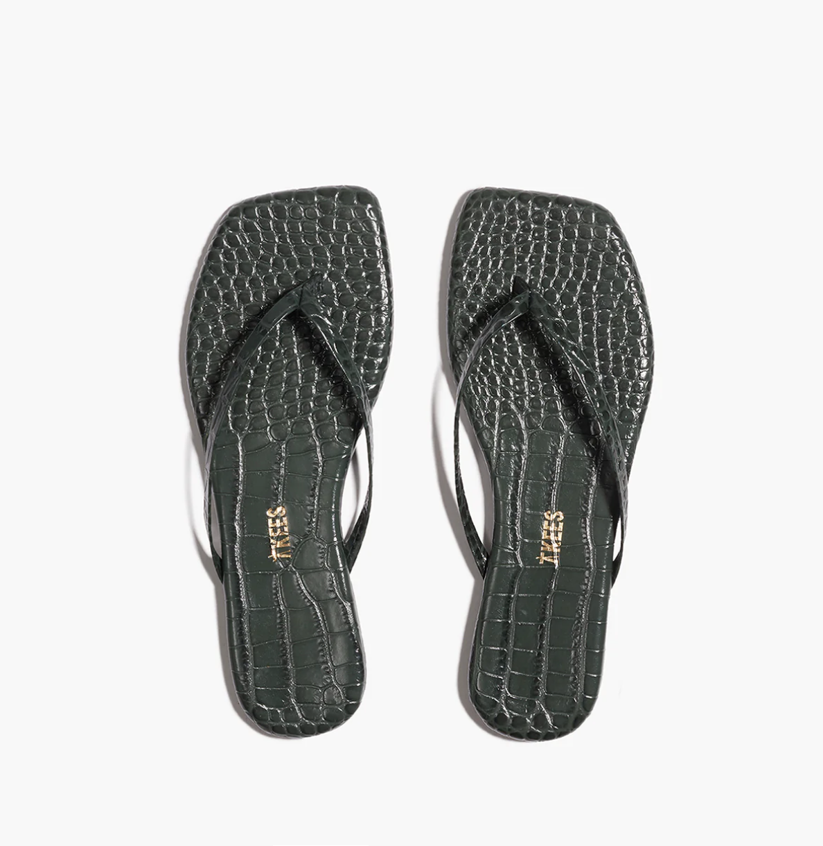 SQUARE LILY CROC EMERALD