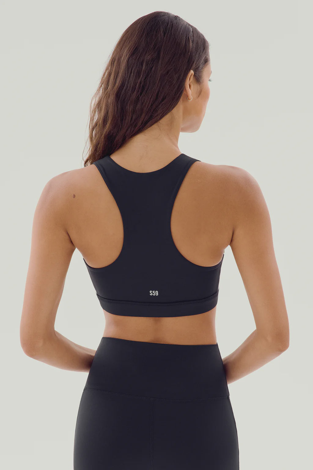 LEXI RIGOR BRA BLACK/OLIVE