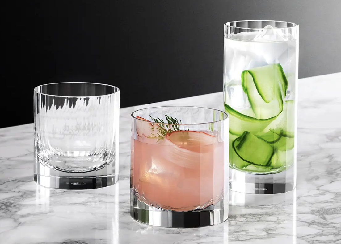 Fluted Dbl Old Fashioned Tumbler