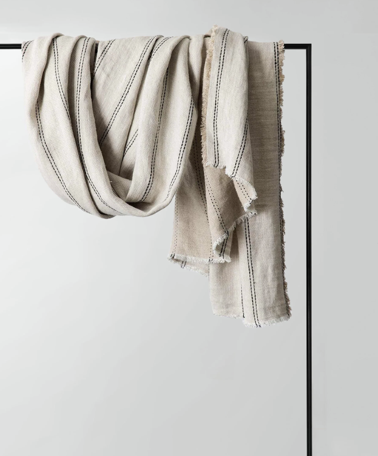 MIRA LINEN THROW - ANA